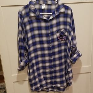 Florida Gators roll tab flannel tunic